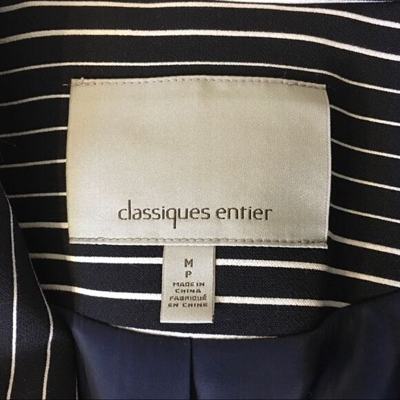 Classiques Entier  'Alba' Stripe Zip Front Topper - Picture 11 of 12